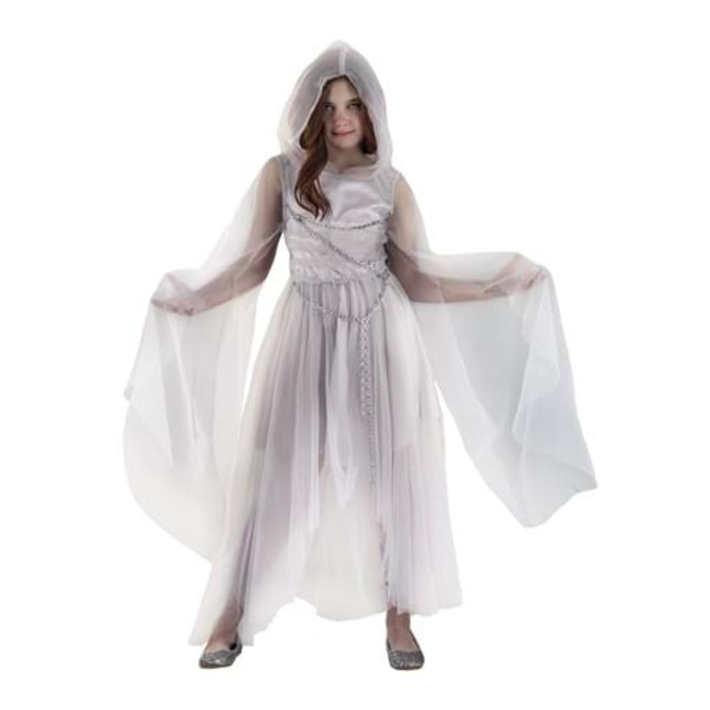 Girl's Gossamer Ghost Costume Dress X-Small