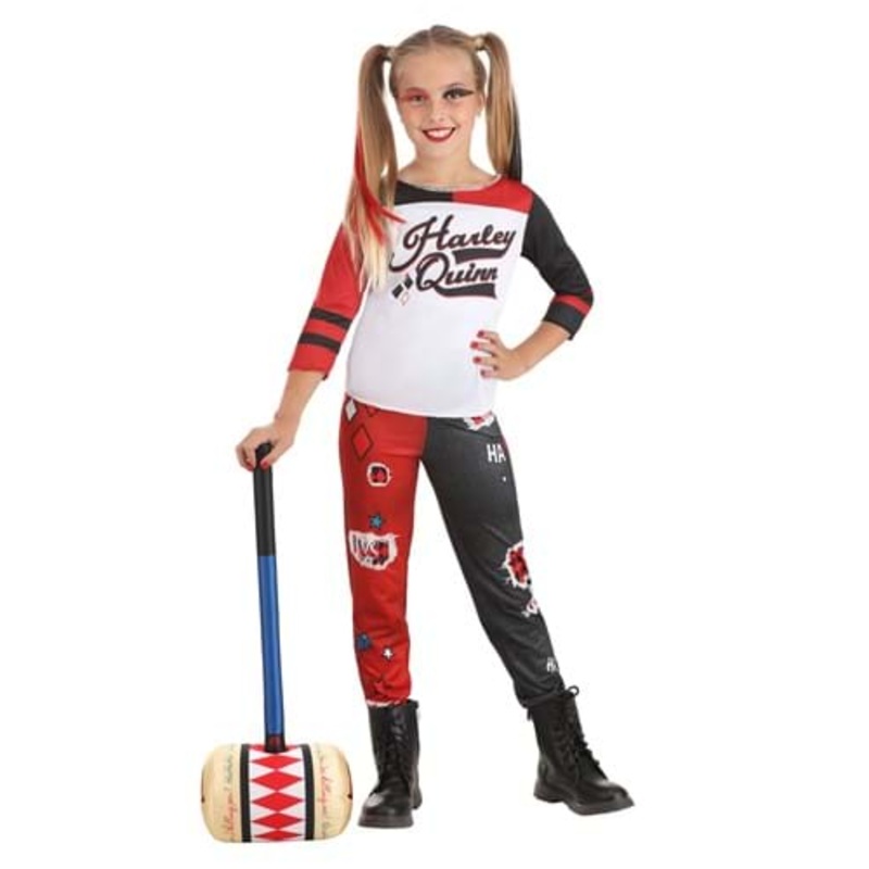 Girl's Harley Quinn Squad Costume X-Small