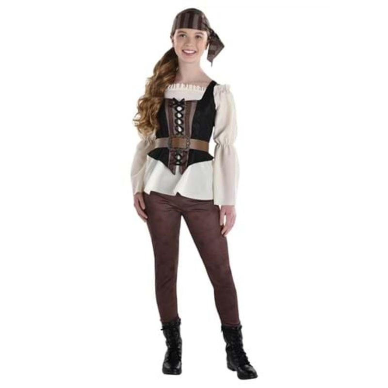 Girl's Pirate Shipwrecked Costume Small