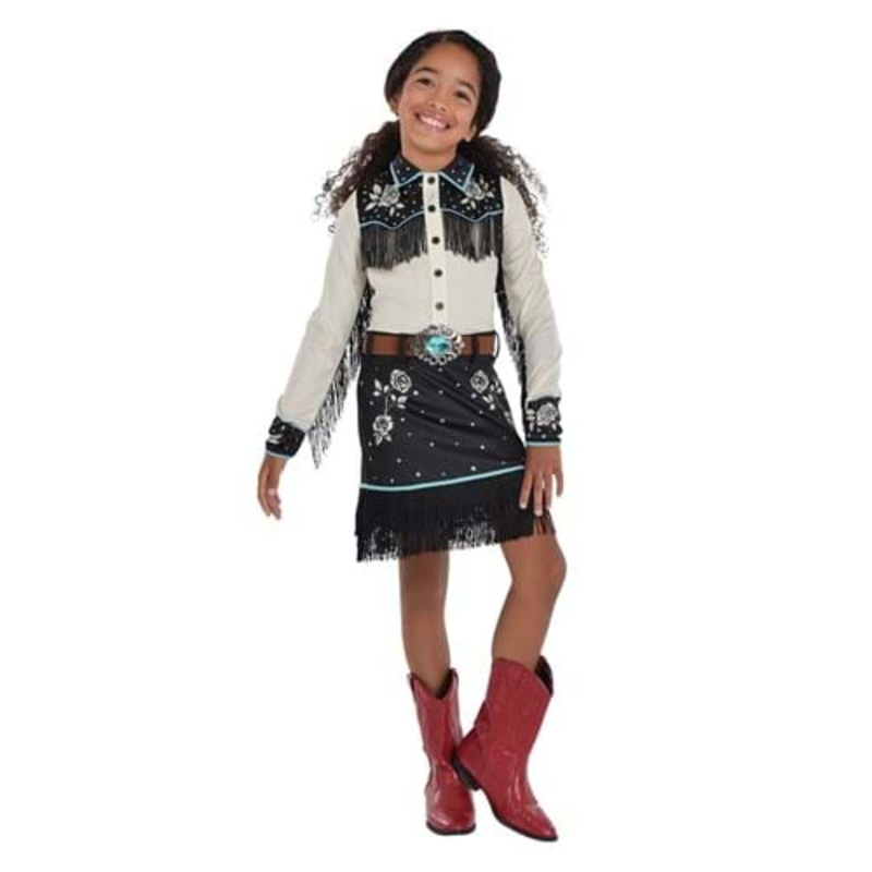 Girl's Western Cowgirl Costume Small