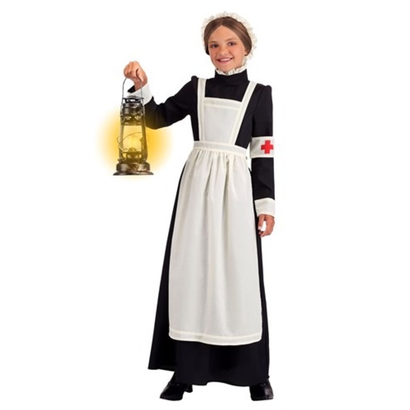 Girls Florence Nightingale Costume X-Small