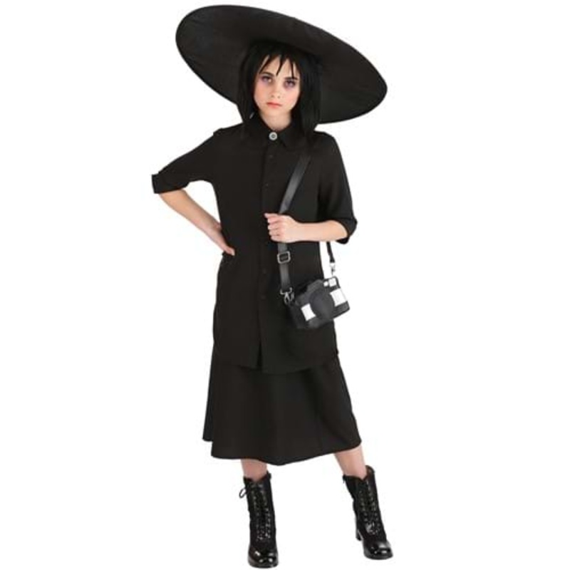 Gothic Deetz Costume Dress for Girls Small