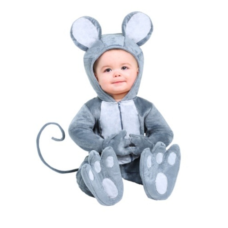 Grey Baby Mouse Infant Costume 0/3 Months