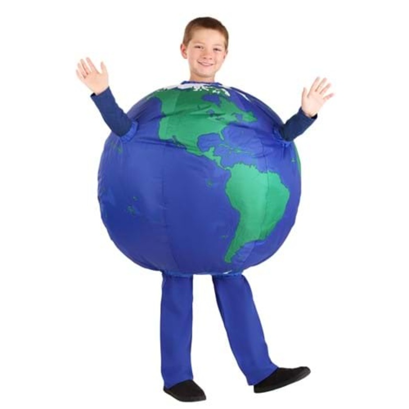 Inflatable Kid's Earth Costume  Standard