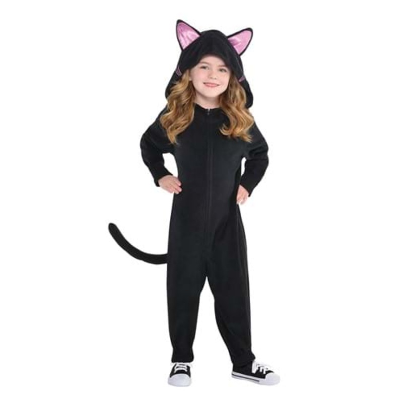 Kid's Zipsters Zipster Black Cat Costume Small