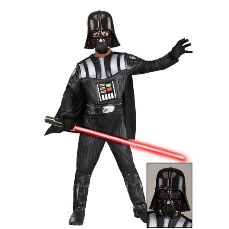 Light Up Star Wars Darth Vader Costume for Kids Medium