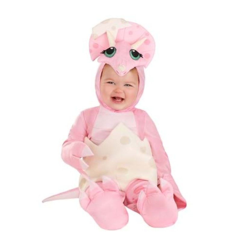 Pink Hatchling Dinosaur Costume for Infants 0/3 Months
