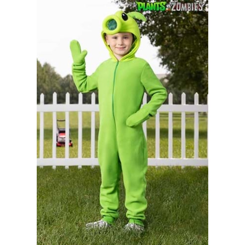 Plants vs Zombies Peashooter Kid's Onesie Costume X-Small
