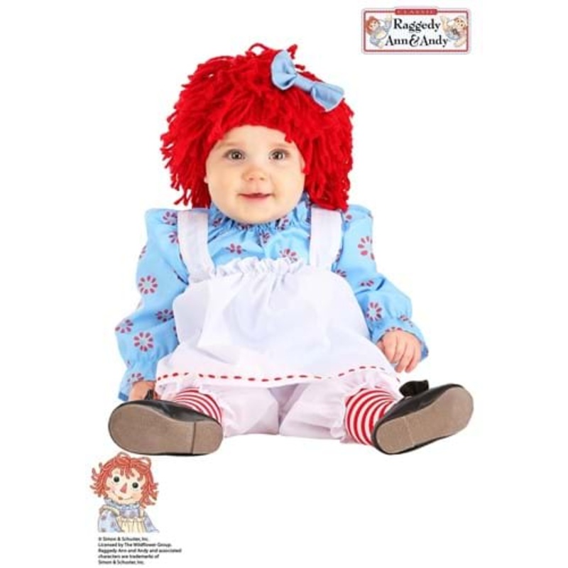 Raggedy Ann Costume for Infants 0/3 Months