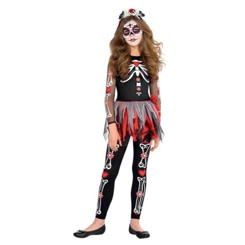 Scared to the Bone Girl's Costume Small