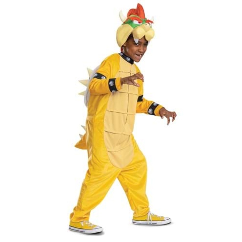 Super Mario Bros Bowser Jumpsuit Costume for Kids Size 4/6