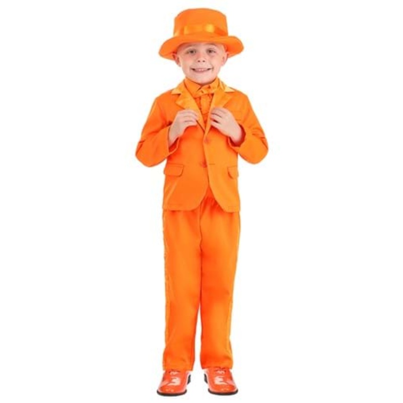Toddler Orange Tuxedo Costume 18 Months