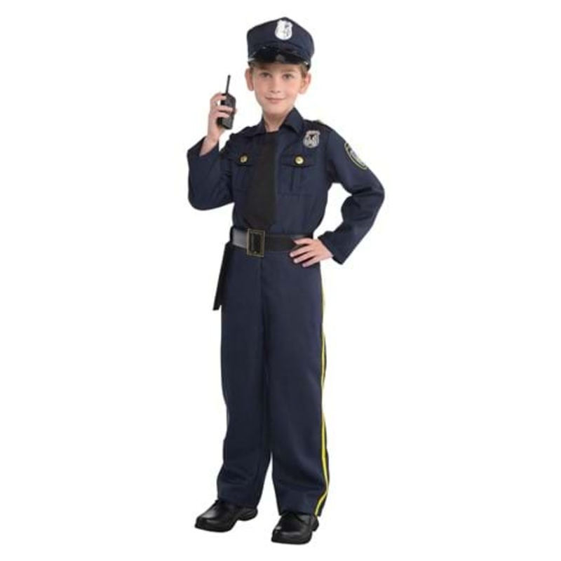 Boy's Police Officer Costume Small