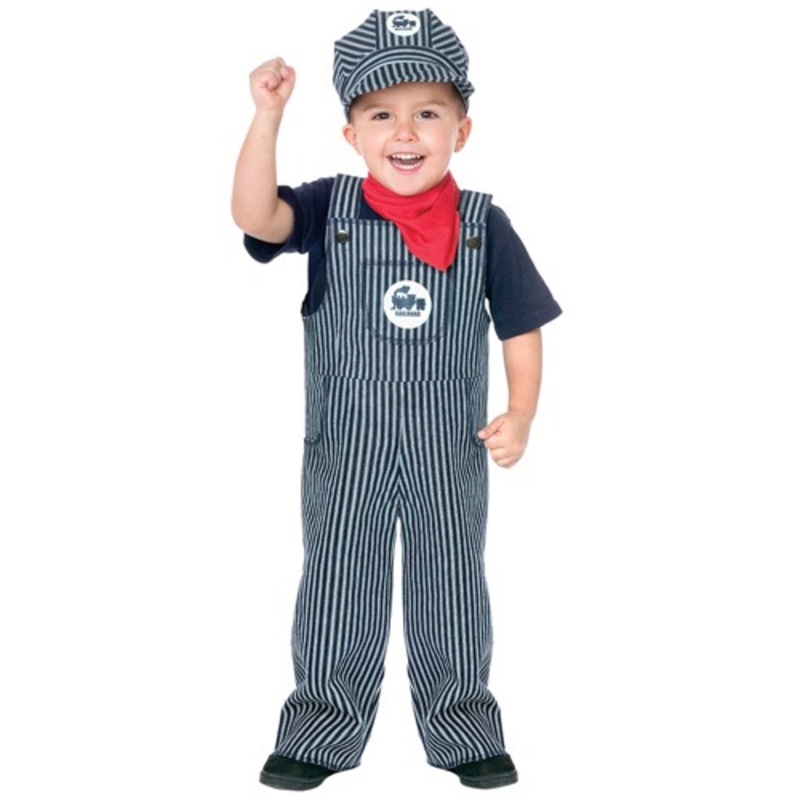 Boy's Toddler Train Engineer Costume X-Small