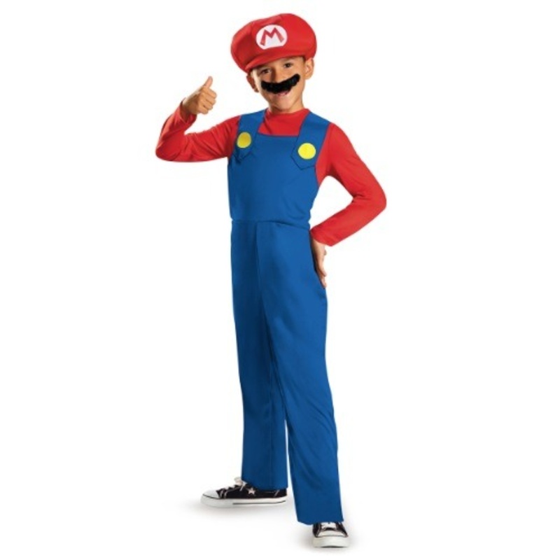 Boys Mario Classic Costume 3T/4T