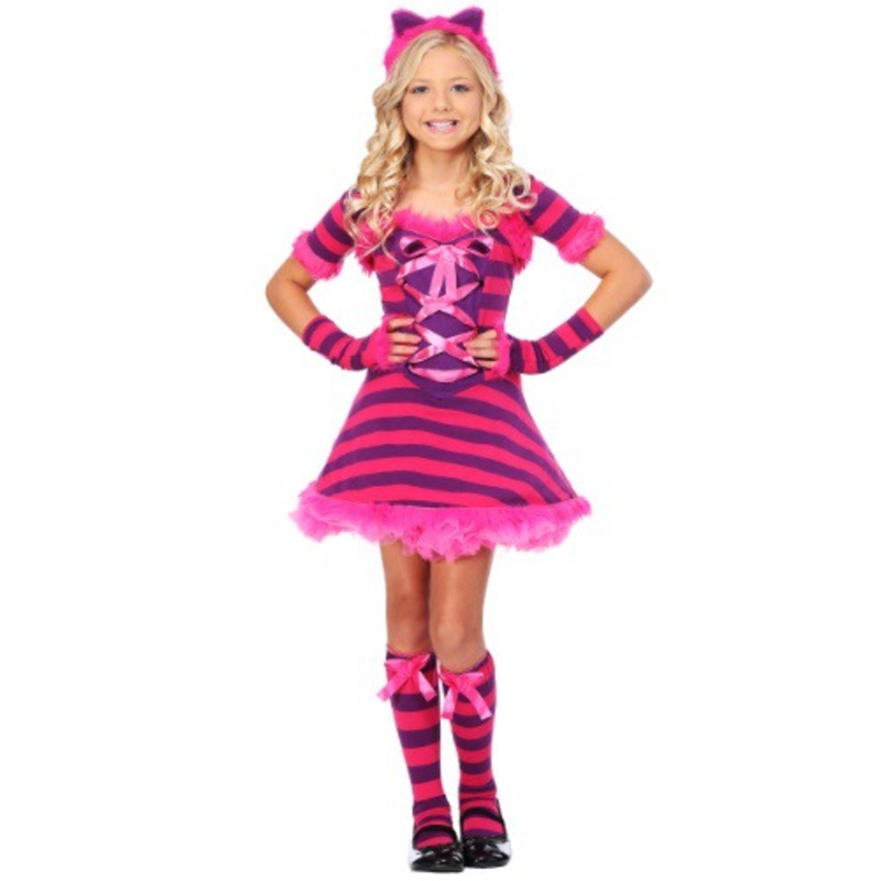 Child Sassy Wonderland Cat Costume X-Small