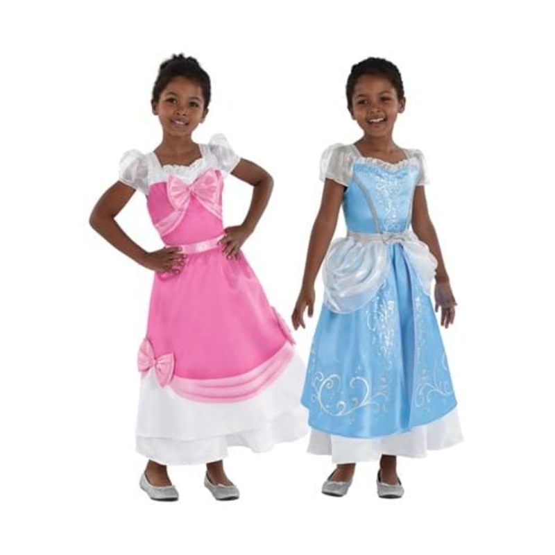 Girl's Cinderella Toddler Reversible Costume 3T/4T