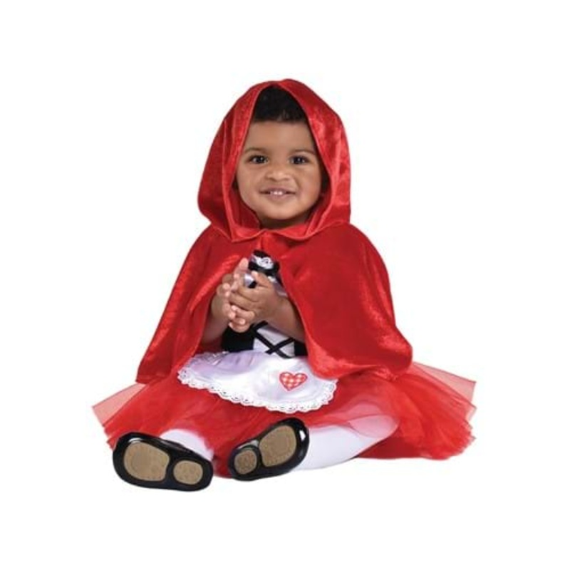 Girl's Infant Little Red Costume 3/6Mo