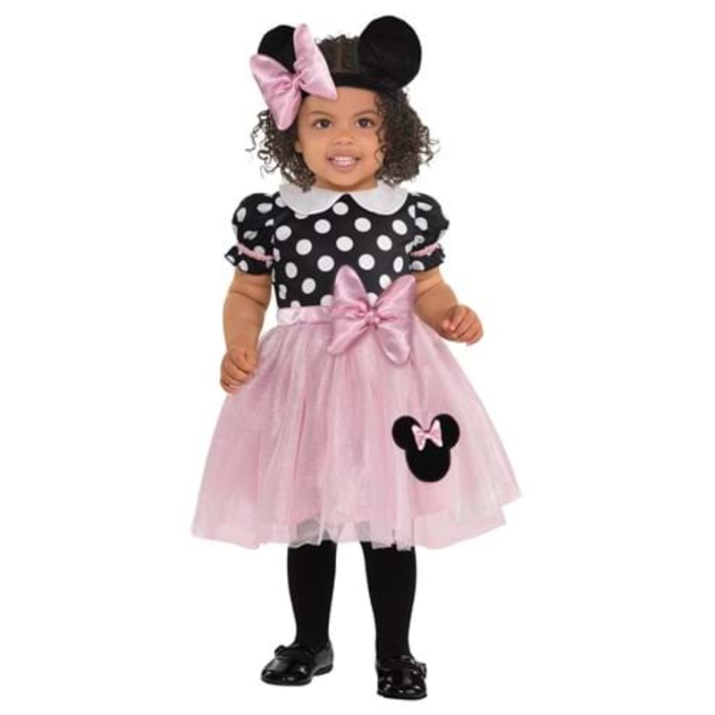 Girl's Infant Pink Minnie Mouse Costume 18/24MO