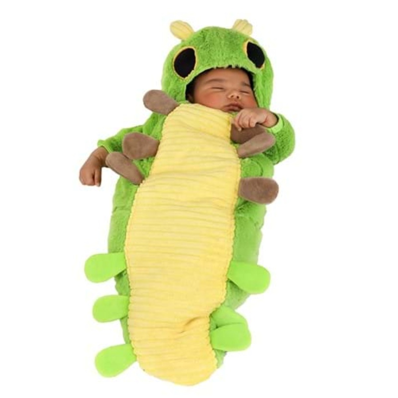 Green Caterpillar Bunting Costume for Infants 0/3 Months