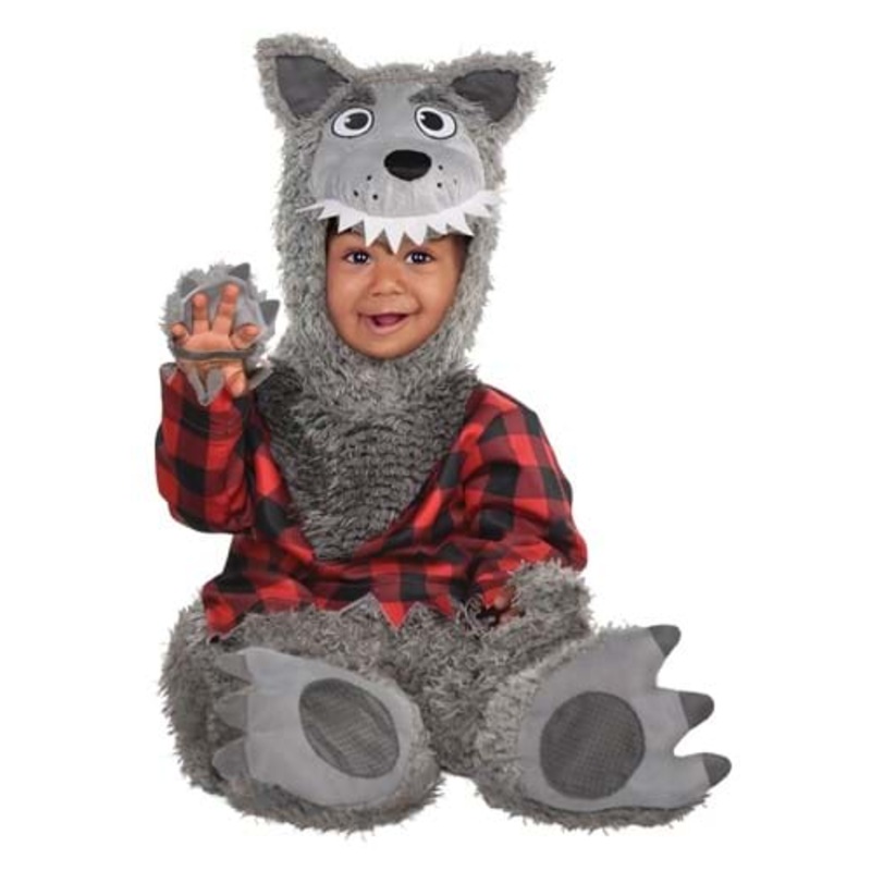 Infant Grey Baby Werewolf Costume 3/6 Months