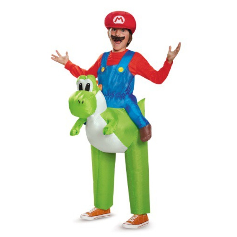 Mario Riding Yoshi Costume for Children Standard