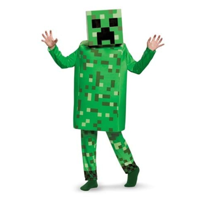 Minecraft Creeper Deluxe Kid's Costume  3T/4T
