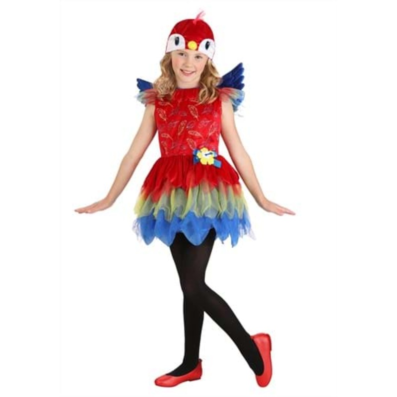Parrot Bird Costume for Girls 2T/4T