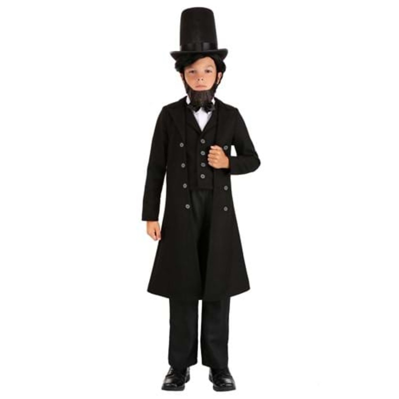 President Abe Lincoln Costume for Kids Small
