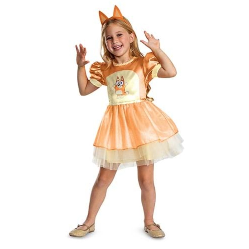 Toddler Girl's Bluey Bingo Dress 2T