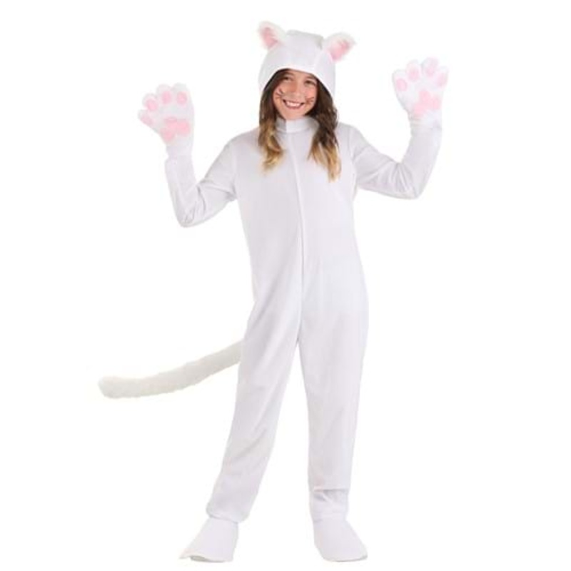 White Cat Costume for Kids X-Small