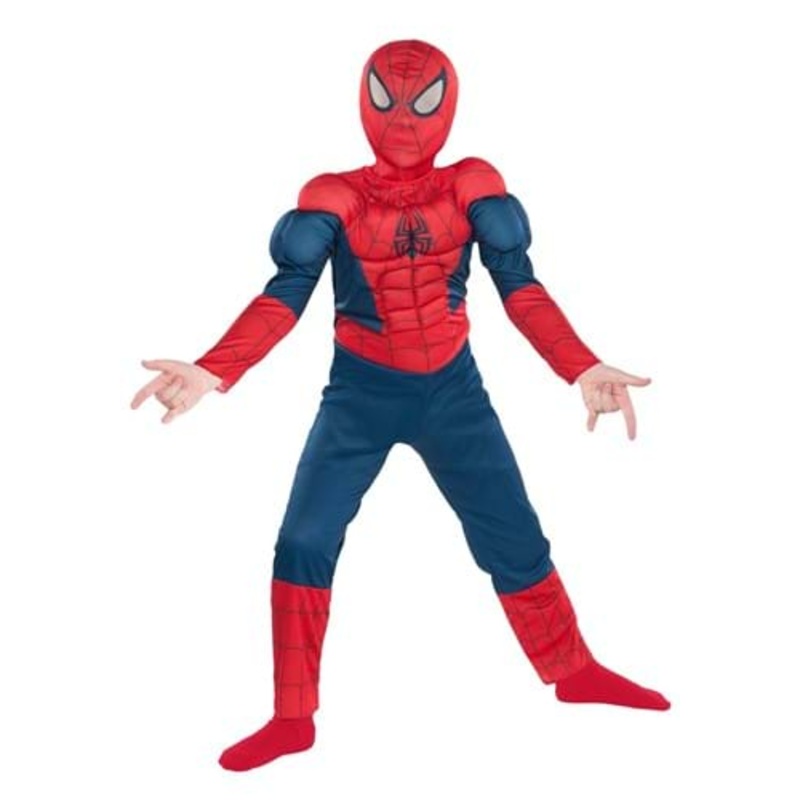 Boy's Spider-Man Muscle Suit Costume Small