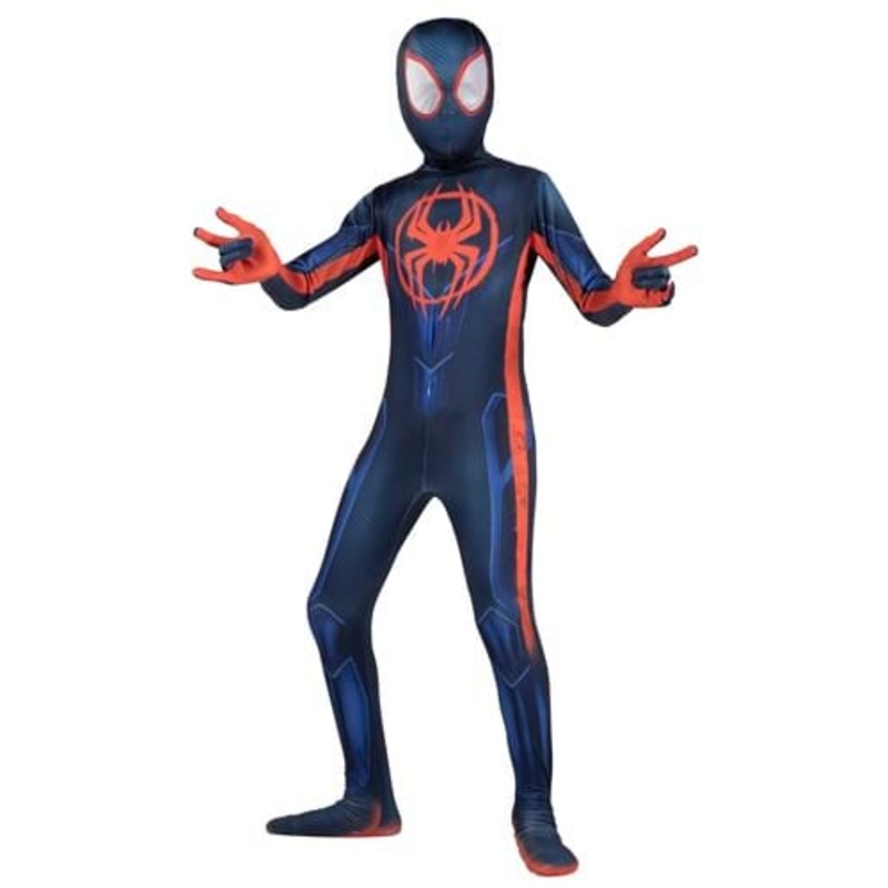 Classic Spider-Man Miles Morales Zentai Costume for Kids X-Small