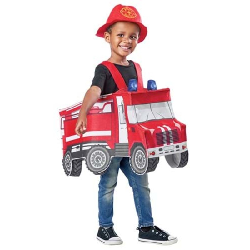 Fire Truck Costume for Toddler 2T/4T