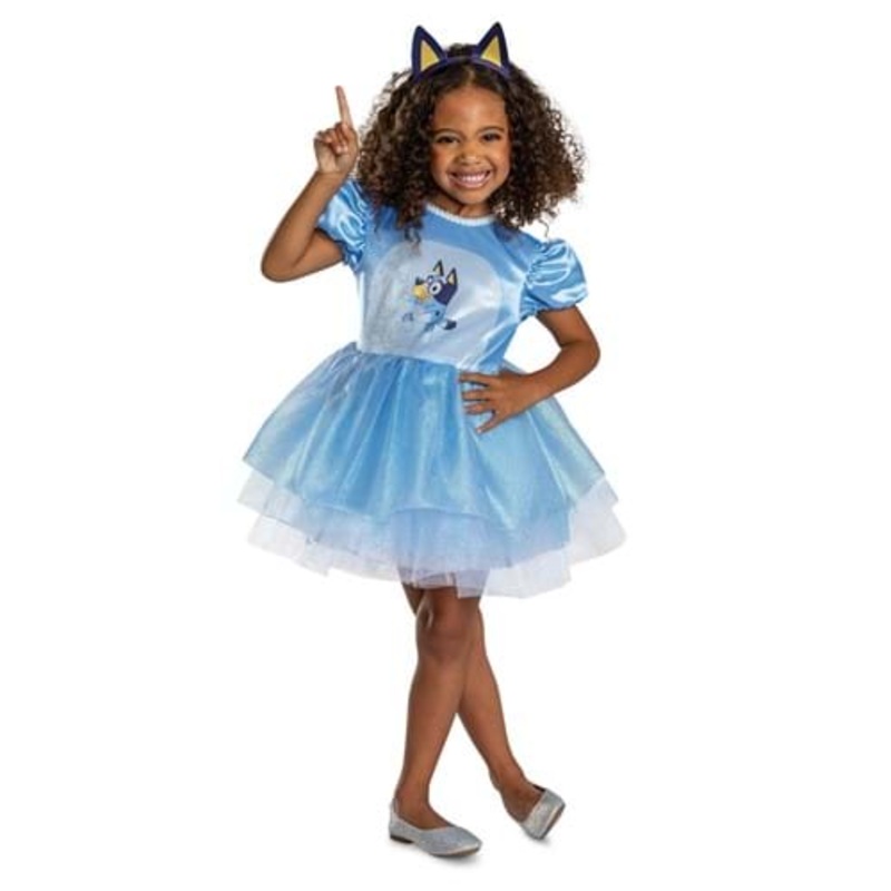 Girl's Toddler Bluey Classic Costume Dress 2T