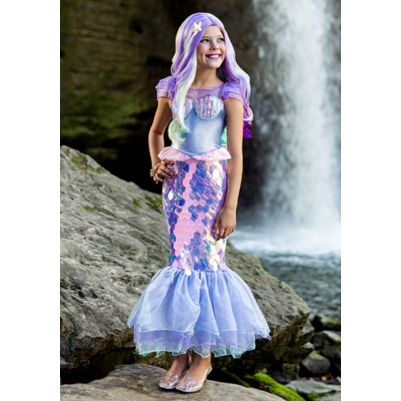 Girls Sparkling Mermaid Costume X-Small