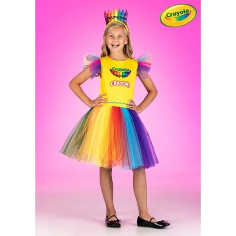 Kid's Crayon Box Costume Dress X-Small
