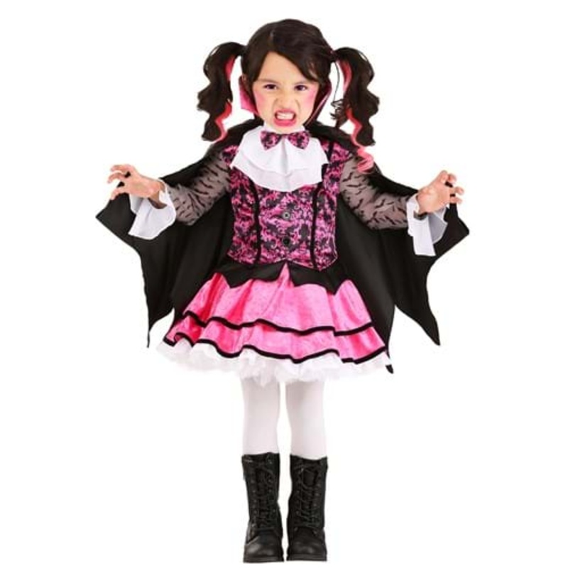 Pink Vampire Girl's Toddler Costume 2T
