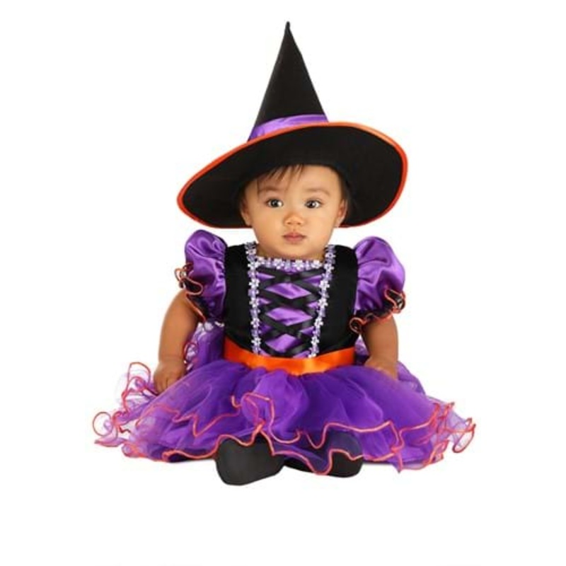 Purple Ribbon Witch Costume for Infants 0/3 Months
