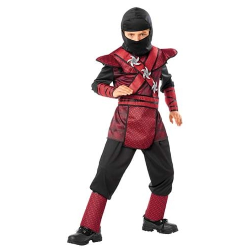 Regal Red Ninja Warrior Costume for Boys 2T/4T