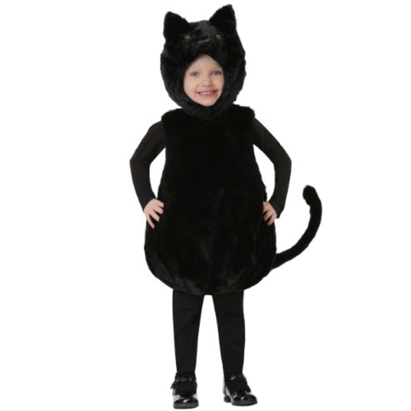Toddler Bubble Body Black Kitty Costume 9/12 Months