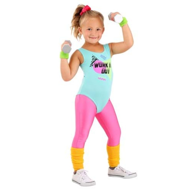 Totally 80s Workout Costume for Toddlers 18 MO
