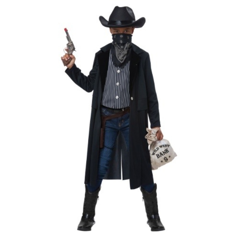 Wild West Gunslinger Costume for Kids Small