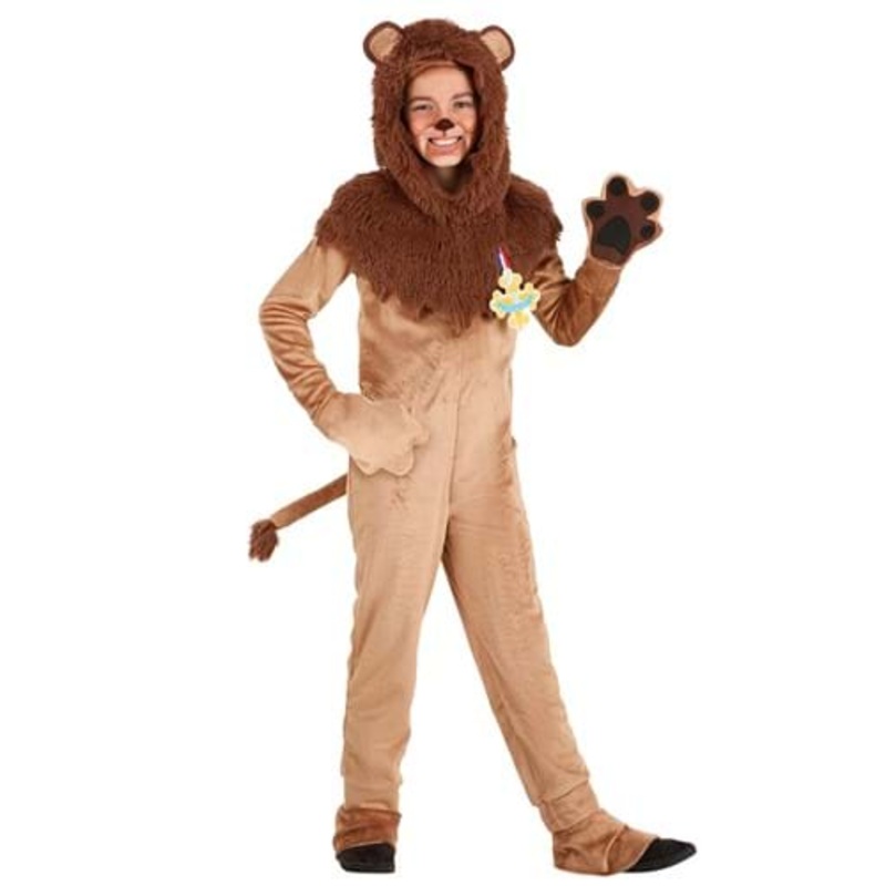 Wizard of Oz Cowardly Lion Costume for Kids Small