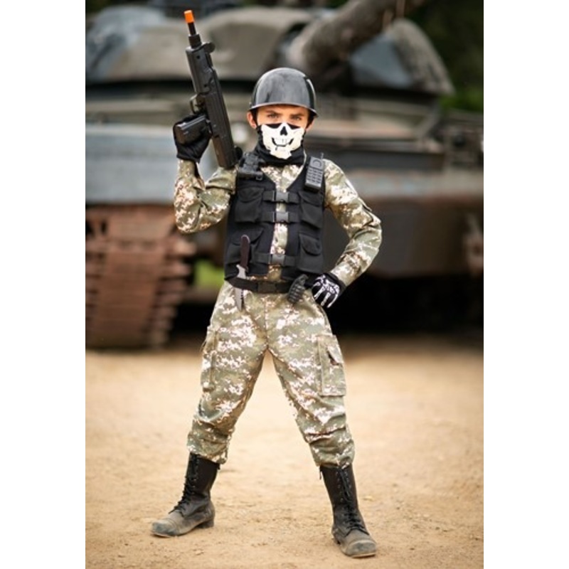 Child Battle Soldier Costume X-Small