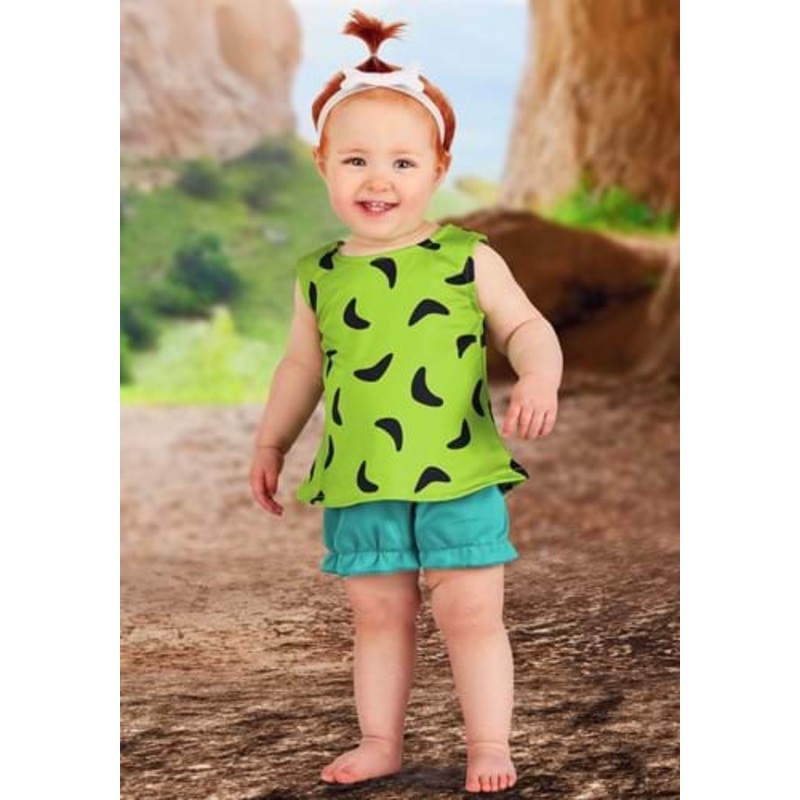 Classic Flintstones Pebbles Infant Costume 0/3 Months