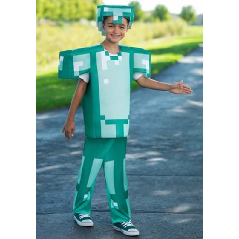 Deluxe Minecraft Armor Kid's Costume 3T/4T