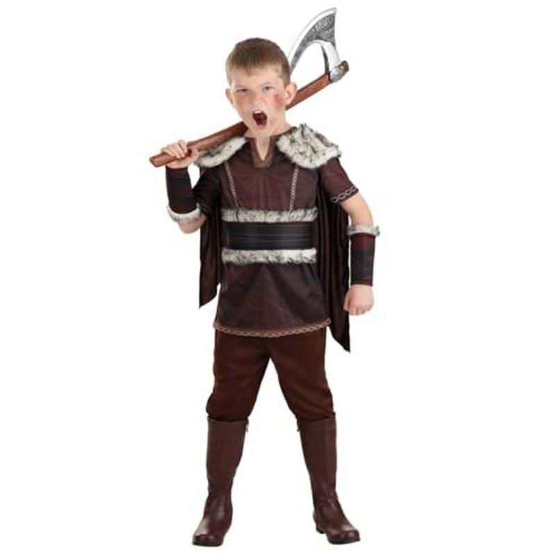 Deluxe Victorious Viking Costume for Boys X-Small