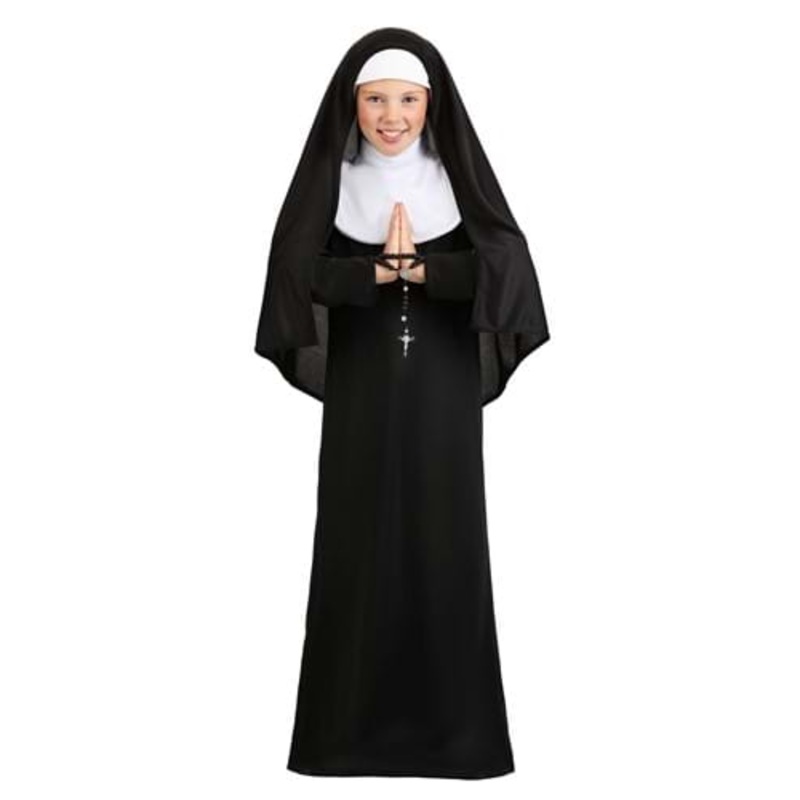 Girl's Catholic Nun Costume X-Small