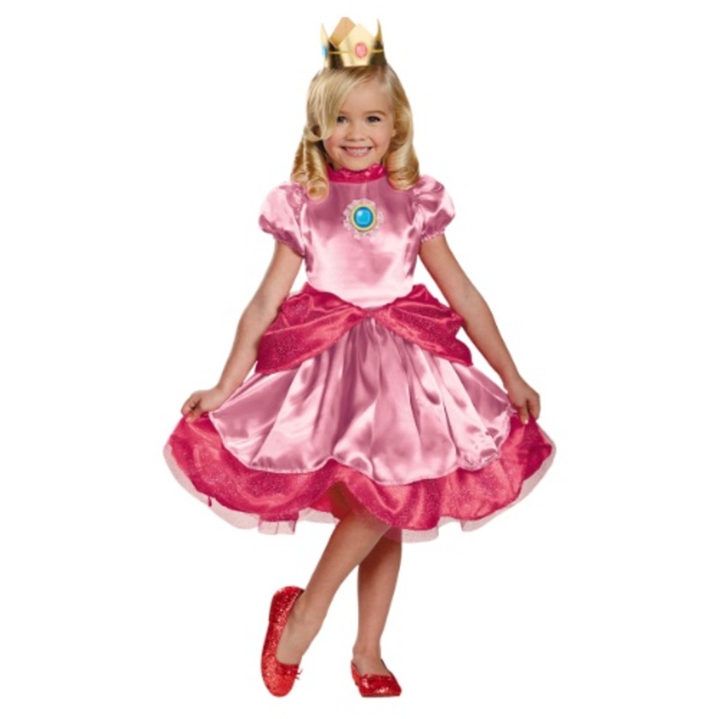 Girl's Princess Peach Toddler Costume 2T
